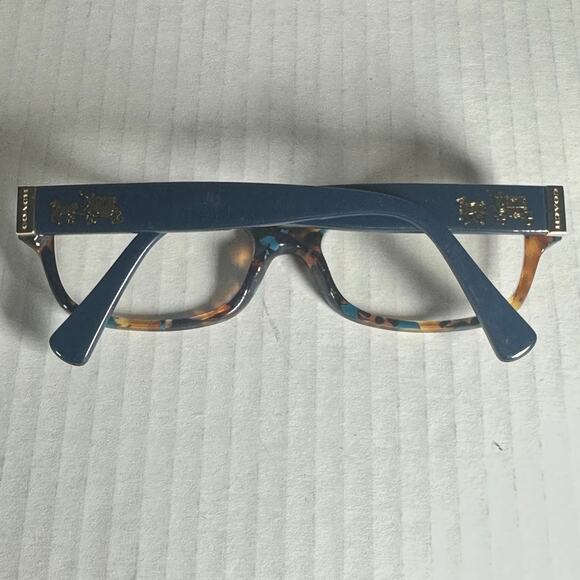 Coach HC6078 Eyeglasses Frames Teal Confetti 52-16-135 Women - Picture 15 of 16